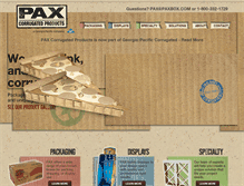 Tablet Screenshot of paxbox.com